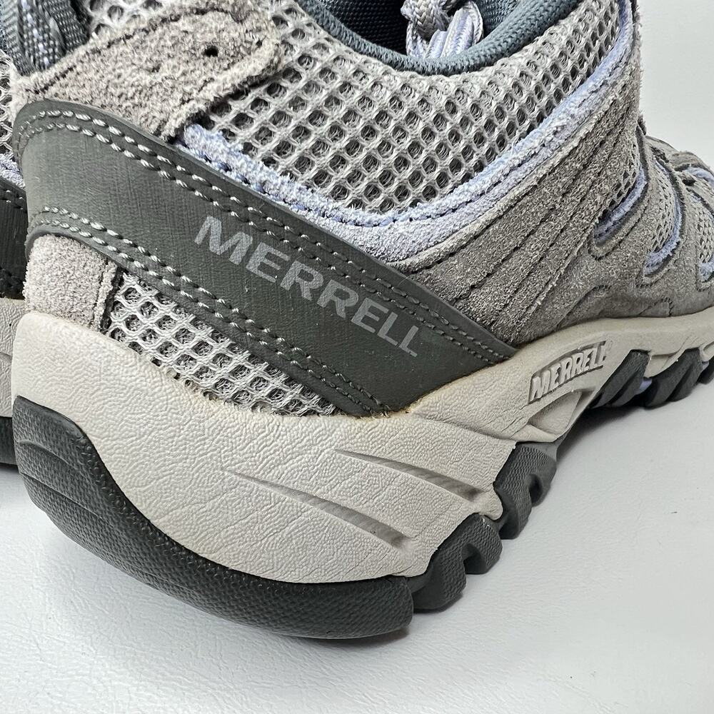 Merrell Moab Ventilator Womens Size 8 Gray Purple Vibram Hiking Walking Sneakers - Picture 5 of 11